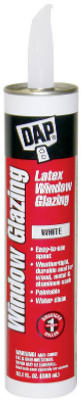 DAP White Latex Window Glazing 10.1 oz. (Pack of 12)