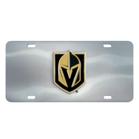 NHL - Vegas Golden Knights 3D Stainless Steel License Plate