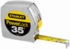 Stanley PowerLock 35 ft. L X 1 in. W Tape Measure 1 pk