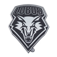 University of New Mexico 3D Chromed Metal Emblem