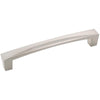 Hickory Hardware Crest Contemporary Arch Cabinet Pull 5-1/16 in. Satin Nickel 1 pk (Pack of 10)