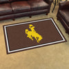 University of Wyoming 4ft. x 6ft. Plush Area Rug