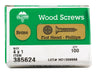 Hillman No. 4 X 1 in. L Phillips Wood Screws 100 pk