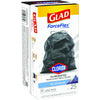 Glad Force Flex 30 gal Mountain Air Scent Trash Bags Drawstring 25 pk (Pack of 6)