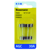 Bussmann 30 amps AGC Glass Tube Fuse 5 pk (Pack of 5)