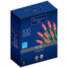 Celebrations Blue LED Mini Red 100 ct String Christmas Lights 24.5 ft.