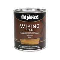 Old Masters Semi-Transparent Provincial Oil-Based Wiping Stain 1 qt (Pack of 4)