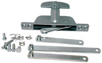 Barton Kramer Silver Aluminum Left/Right Jalousie Window Operator Kit