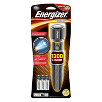 Energizer Black Aluminum 230 m Beam Distance 1300 Lumens LED Flashlight with AA Battery