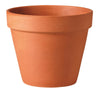 Deroma 10 in. H X 12 in. D Clay Traditional Planter Terracotta (Pack of 3)