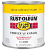 Rust-Oleum Stops Rust Indoor and Outdoor Gloss Sunburst Yellow Oil-Based Protective Paint 0.5 pt