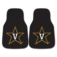 Vanderbilt University Carpet Car Mat Set - 2 Pieces