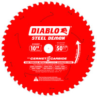 Diablo Steel Demon 10 in. Dia. x 1 in. Cermet Carbide Circular Saw Blade 50 teeth 1 pk