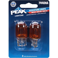 Peak Halogen Parking/Stop/Tail/Turn Miniature Automotive Bulb 7440NA