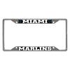 MLB - Miami Marlins Metal License Plate Frame