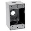 Sigma Engineered Solutions New Work 25.5 cu in Rectangle Metallic 1 gang Weatherproof Box Gray