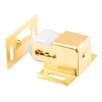 Prime-Line 1 in. H x 1.4 in. W x 1.8 in. D Brass-Plated Steel Roller Catch (Pack of 6)