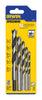 Irwin Steel Drill Bit Set Round Shank 5 pc