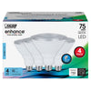 Feit Enhance PAR38 E26 (Medium) LED Bulb Daylight 75 Watt Equivalence 4 pk