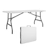 Cosco Casual 29.69 in. W X 72 in. L Rectangular Folding Buffet Table (Pack of 2)