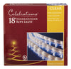 Celebrations Incandescent Mini Clear/Warm White 216 ct Rope Christmas Lights 18 ft.