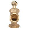 Homewerks 1/2 in. MIP X 3/4 in. MHT Brass Hose Bibb