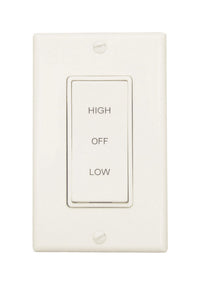 Air Vent White Plastic Wall Switch