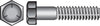 Hillman 1/4 in. D X 4 in. L Heat Treated Zinc Steel Hex Head Cap Screw 100 pk