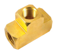 Forney Brass Tee Fitting 1/4 in. Female X 1/4 in. Female 1 pc