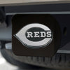 MLB - Cincinnati Reds Black Metal Hitch Cover