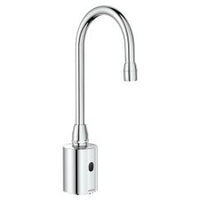 Chrome hands free sensor-operated lavatory faucet