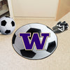 University of Washington Soccer Ball Rug - 27in. Diameter