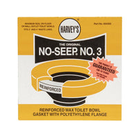 Harvey's No-Seep Wax Ring Polyethylene/Wax For Water Closets to Flanges