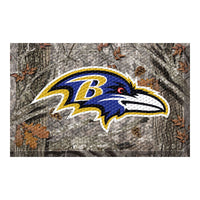 NFL - Baltimore Ravens Camo Rubber Scraper Door Mat