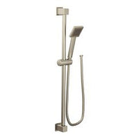 Brushed nickel eco-performance handshower handheld shower