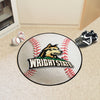 Wright State University Baseball Rug - 27in. Diameter