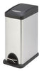 Honey-Can-Do 2.1 gal Silver Stainless Steel Step-On Trash Can