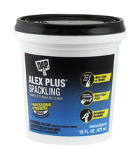 DAP Alex Plus Ready to Use White Spackling Compound 1 pt. (Pack of 12)