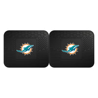 NFL - Miami Dolphins Back Seat Car Mats - 2 Piece Set