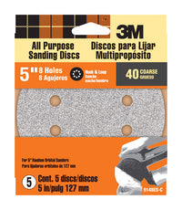 3M 5 in. Aluminum Oxide Hook and Loop Sanding Disc 40 Grit Coarse 5 pk (Pack of 5)