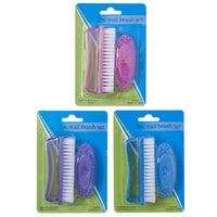 Nail Brush, Assorted Colors, 2-Pk.