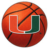 University of Miami Basketball Rug - 27in. Diameter