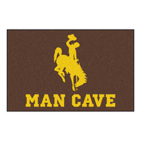 University of Wyoming Man Cave Rug - 19in. x 30in.