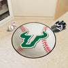 University of South Florida Baseball Rug - 27in. Diameter