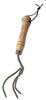 Flexrake 3 Tine Steel Cultivator 8 in. Wood Handle