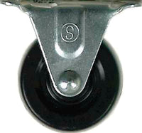 Shepherd Hardware 2 in. D Hard Rubber Rigid Caster 125 lb 1 pk