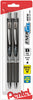 Pentel BL80BP2A 1.0mm Black EnerGelÂ® RTX Retractable Liquid Gel Pen 2 Pack