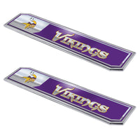 NFL - Minnesota Vikings 2 Piece Heavy Duty Alumnium Truck Emblem Set