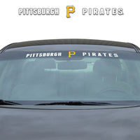 MLB - Pittsburgh Pirates Sun Stripe Windshield Decal 3.25 in. x 34 in.