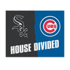 MLB House Divided - Yankees / Indians House Divided Rug